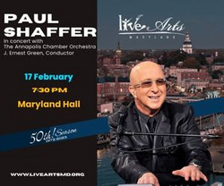 Paul Shaffer in Concert with the Annapolis Chamber Orchestra