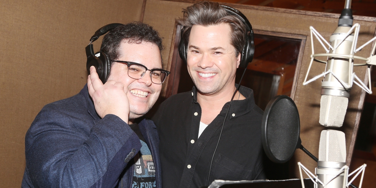 Photos: Andrew Rannells and Josh Gad Record the GUTENBERG! THE MUSICAL! Cast Recording Photo
